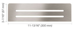 Schluter Shelf-N Niche Wave Stainless Steel SNS1 D10 EB